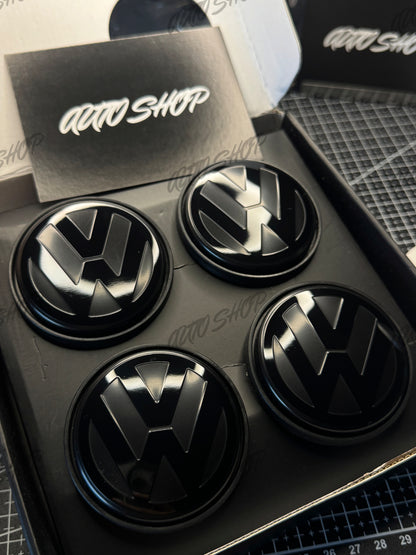Centre de roues flottants Volkswagen Noir