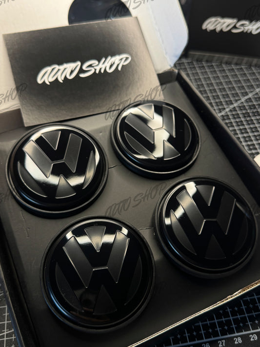 Centre de roues flottants Volkswagen Noir