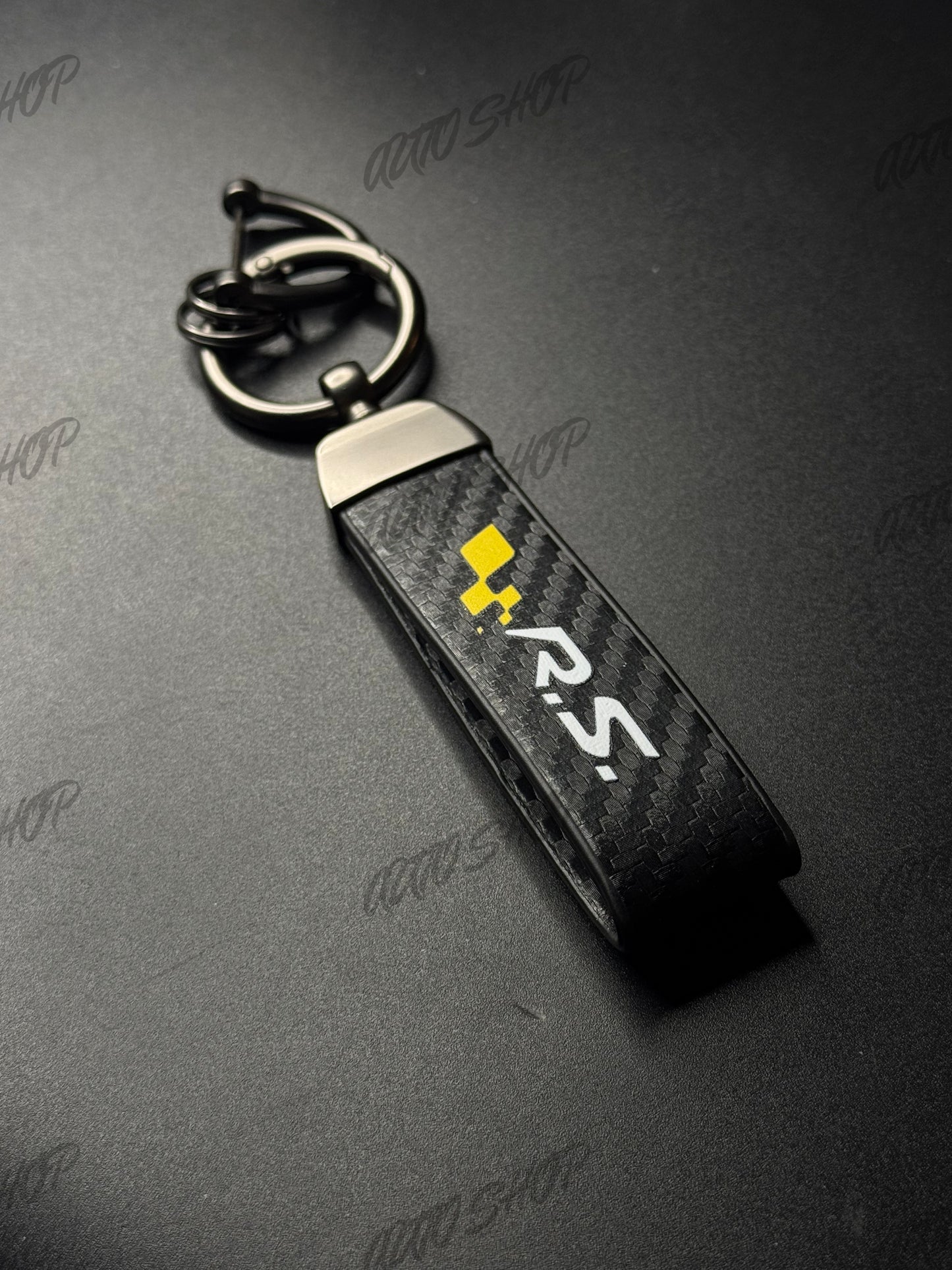 Porte clés Renault RS Damiers - AUTO SHOP