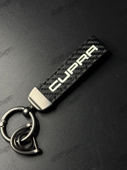 Porte clés Seat Cupra / Formentor / FR (Look Carbone) - AUTO SHOP