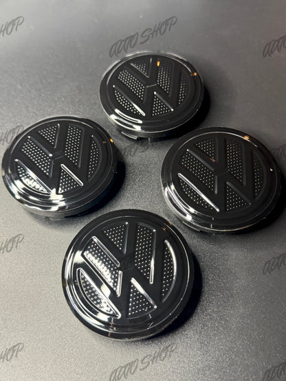 Centre de roues / moyeux Volkswagen Noir - AUTO SHOP