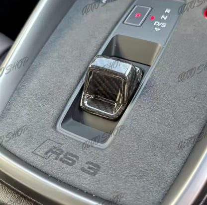 Couvre Sélecteur de vitesse Audi A3 S3 RS3 8Y Carbone