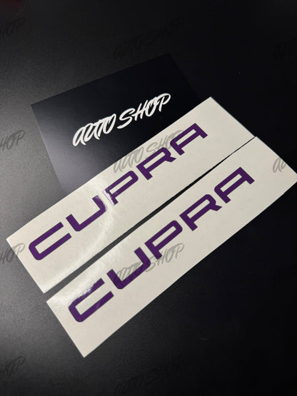 Stickers Sièges Seat Cupra 5F (personnalisables) - AUTO SHOP
