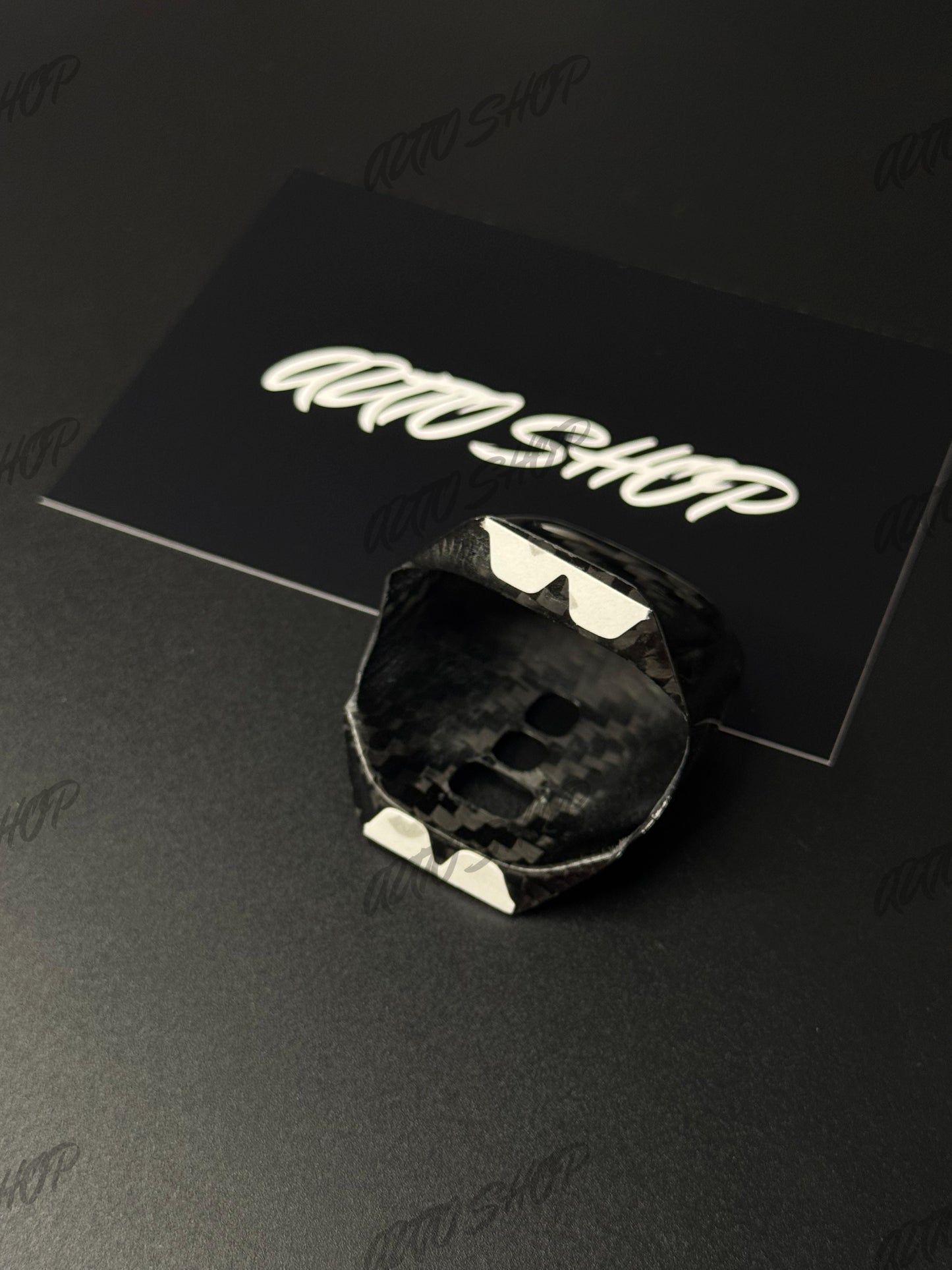 Couvre Sélecteur de vitesse Golf 8 Carbone - AUTO SHOP