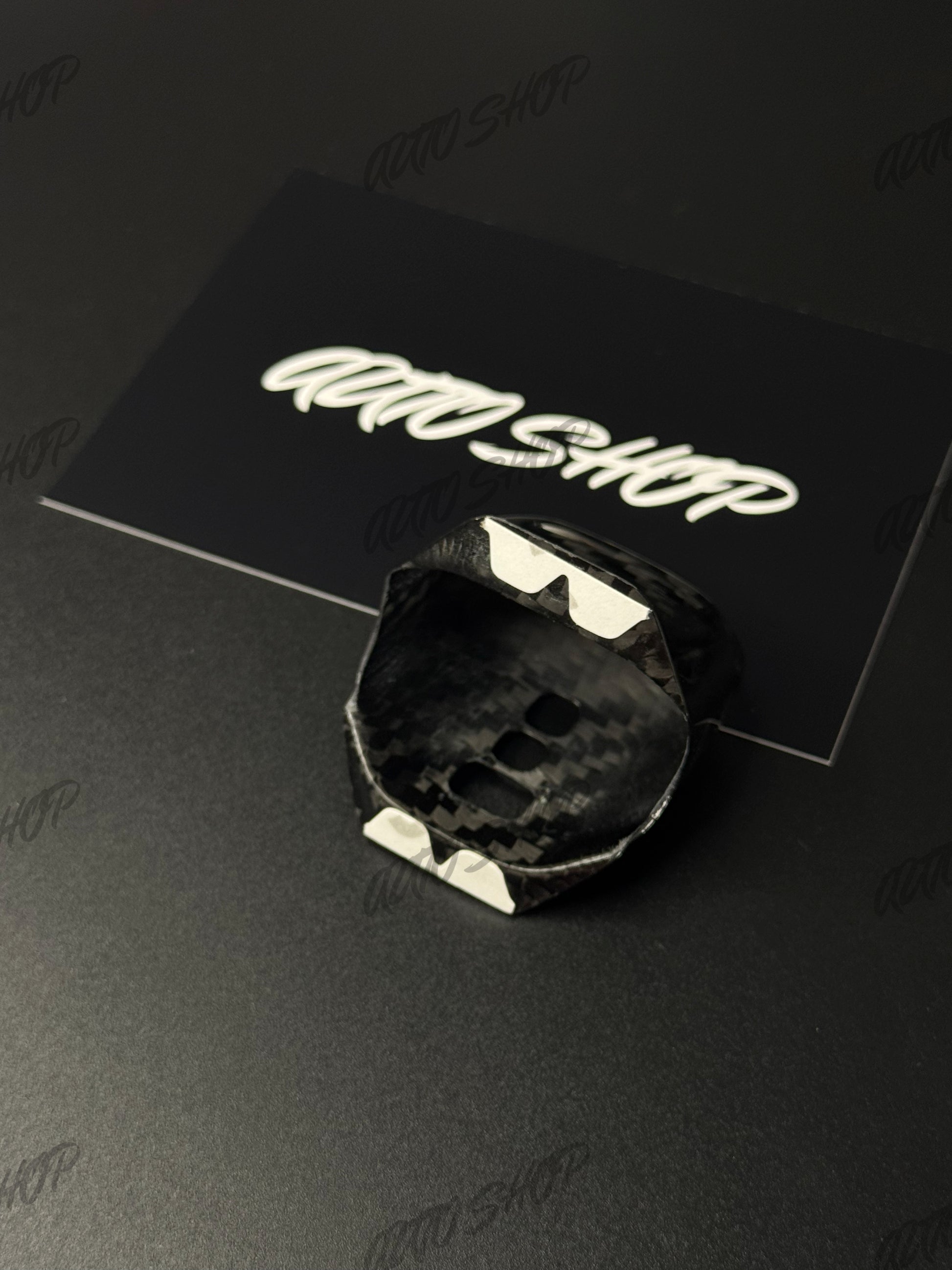 Couvre Sélecteur de vitesse Golf 8 Carbone - AUTO SHOP