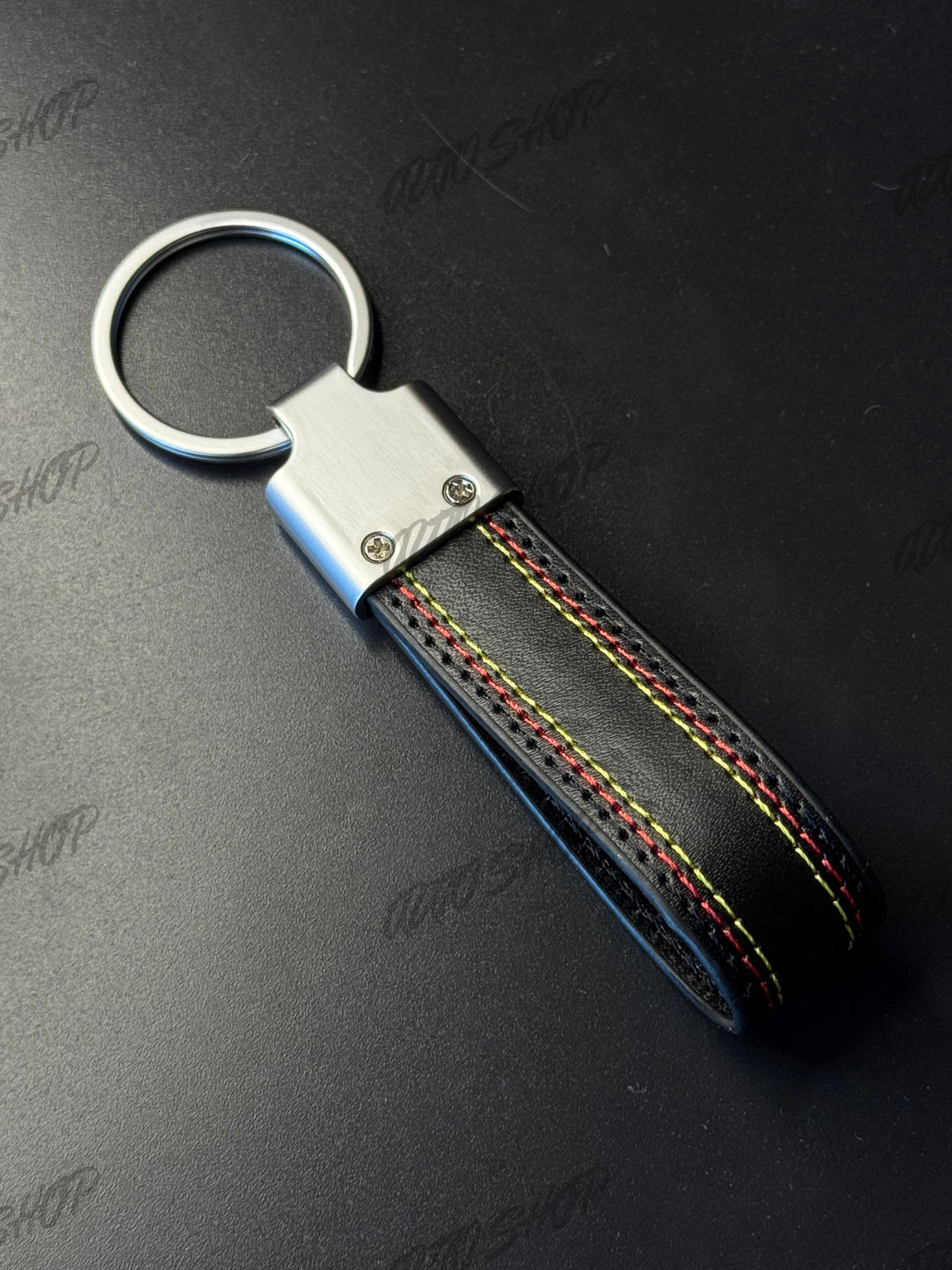 Porte clés Volkswagen Cuir Surpiqûres