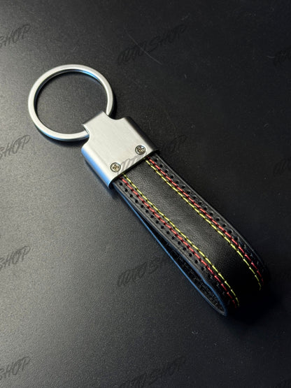 Porte clés Volkswagen Cuir Surpiqûres