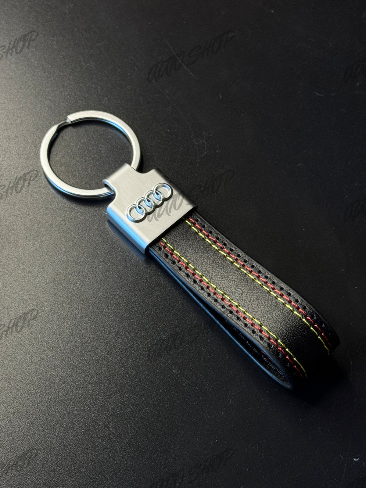 Porte clés Audi / S-Line Cuir Surpiqûres