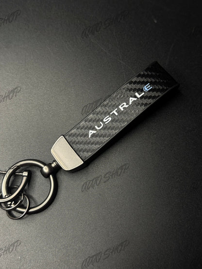 Porte clés Renault E-Tech Hybride / Austral Look Carbone - AUTO SHOP