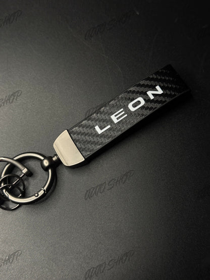 Porte clés Seat/Cupra Leon Look Carbone - AUTO SHOP