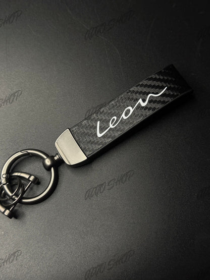 Porte clés Seat/Cupra Leon Look Carbone - AUTO SHOP