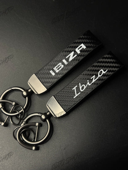 Porte clés Seat/Cupra Ibiza Look Carbone - AUTO SHOP