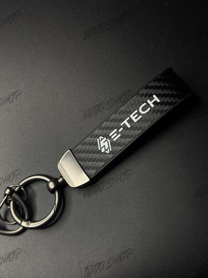 Porte clés Renault 5 E-Tech Look Carbone - AUTO SHOP