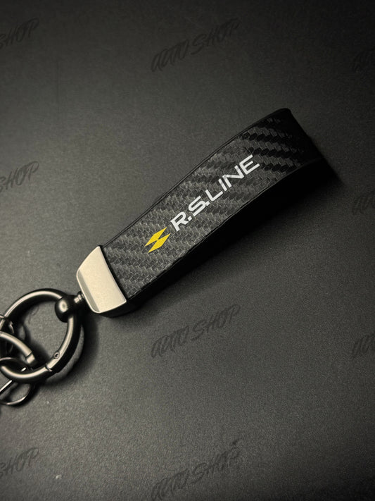 Porte clés Renault RS-Line Look Carbone - AUTO SHOP
