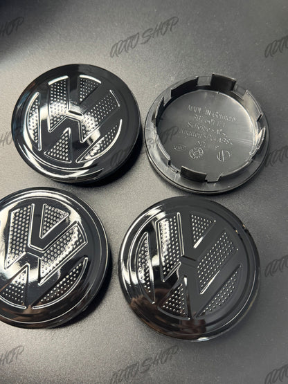 Centre de roues / moyeux Volkswagen Noir - AUTO SHOP