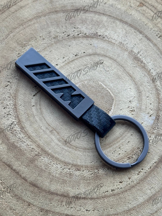 Porte clés BMW M Look Carbone Gris Mat - AUTO SHOP