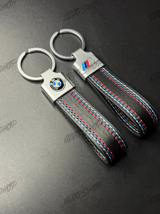 Porte clés BMW / BMW M Cuir Surpiqûres - AUTO SHOP