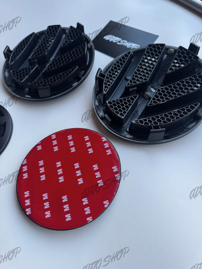 Pack Logo avant + arrière Transporter T5 / T6 Noir - AUTO SHOP