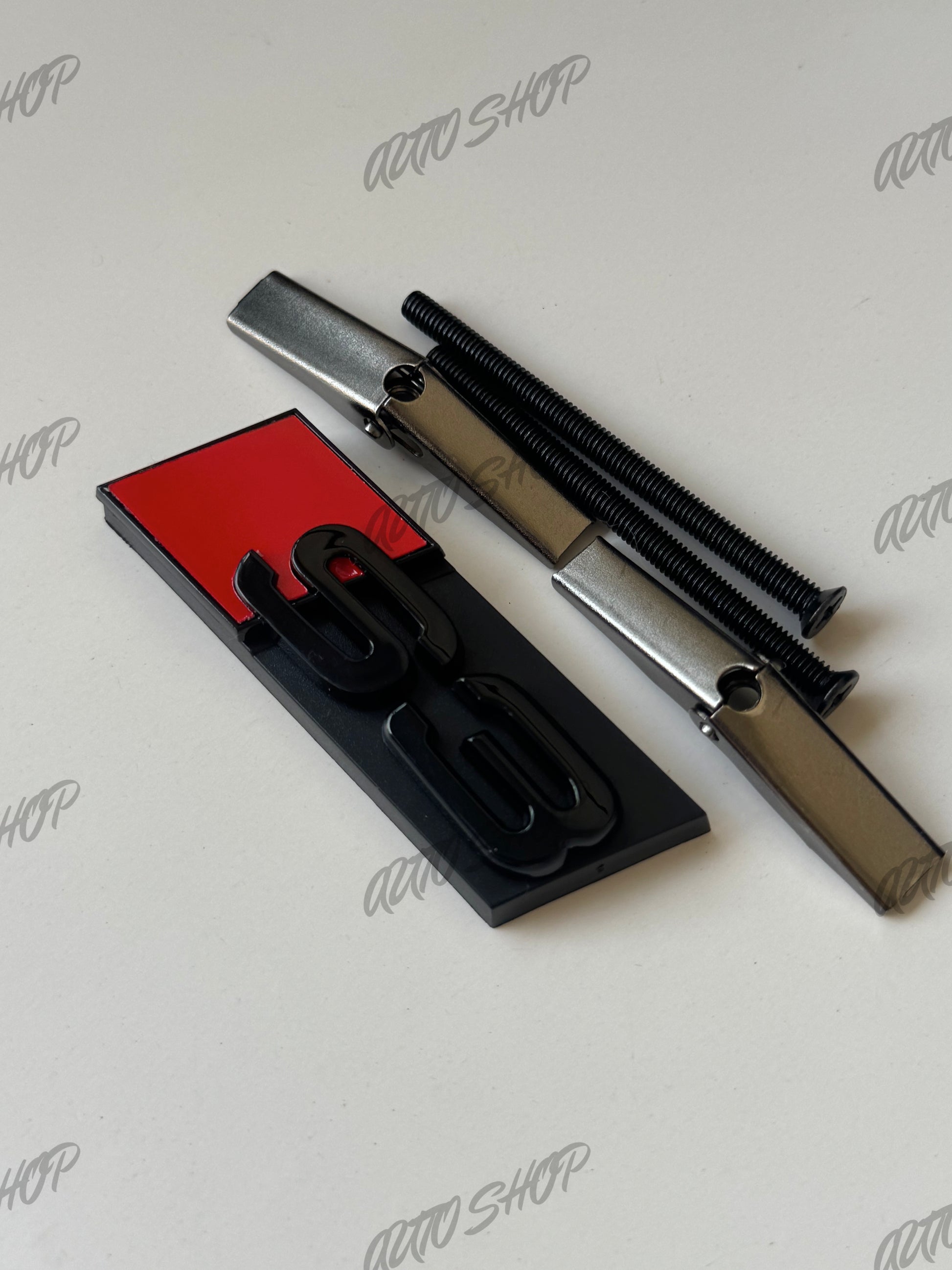Kit Logo Calandre Avant Audi S3 Noir Brillant - AUTO SHOP