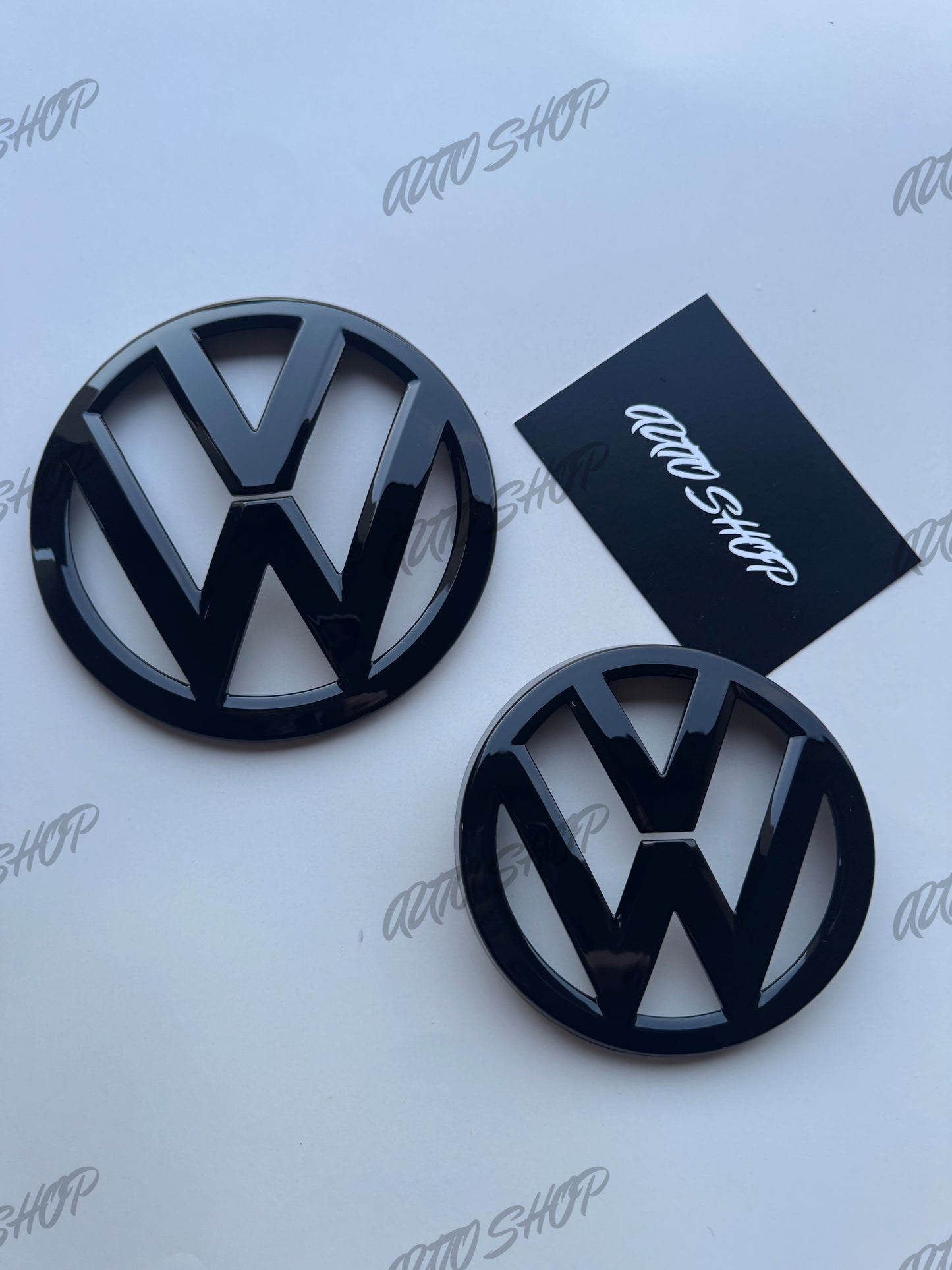 Pack Logo avant + arrière Golf 7 Phase 1 Noir - AUTO SHOP