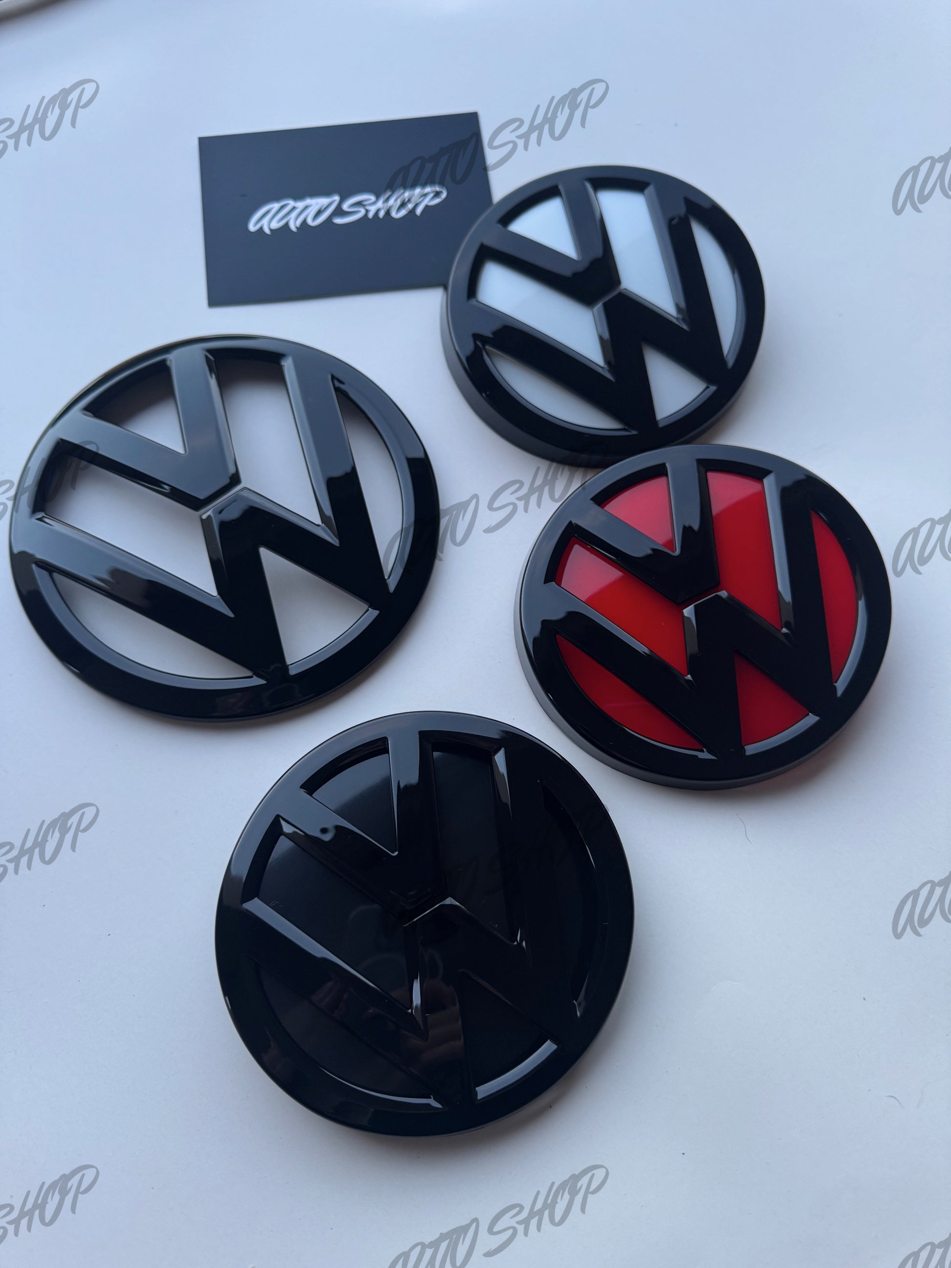 Pack Logo avant + arrière Golf 7 Phase 1 Noir - AUTO SHOP