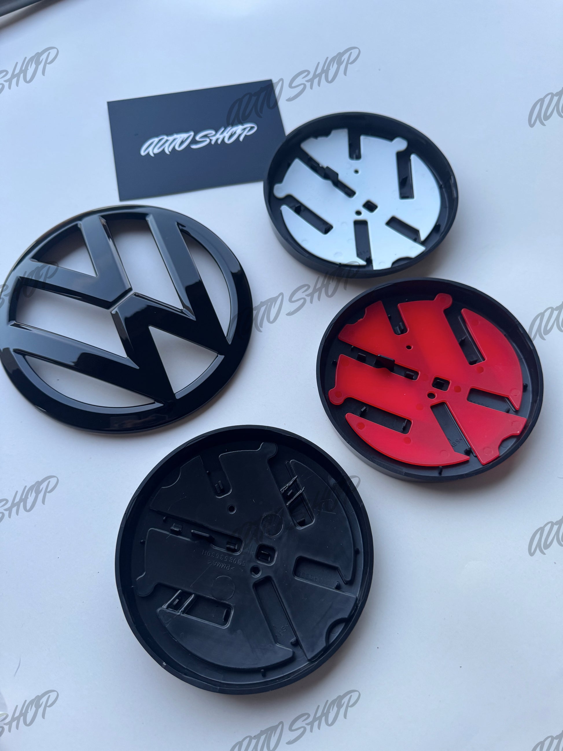 Pack Logo avant + arrière Golf 7 Phase 1 Noir - AUTO SHOP