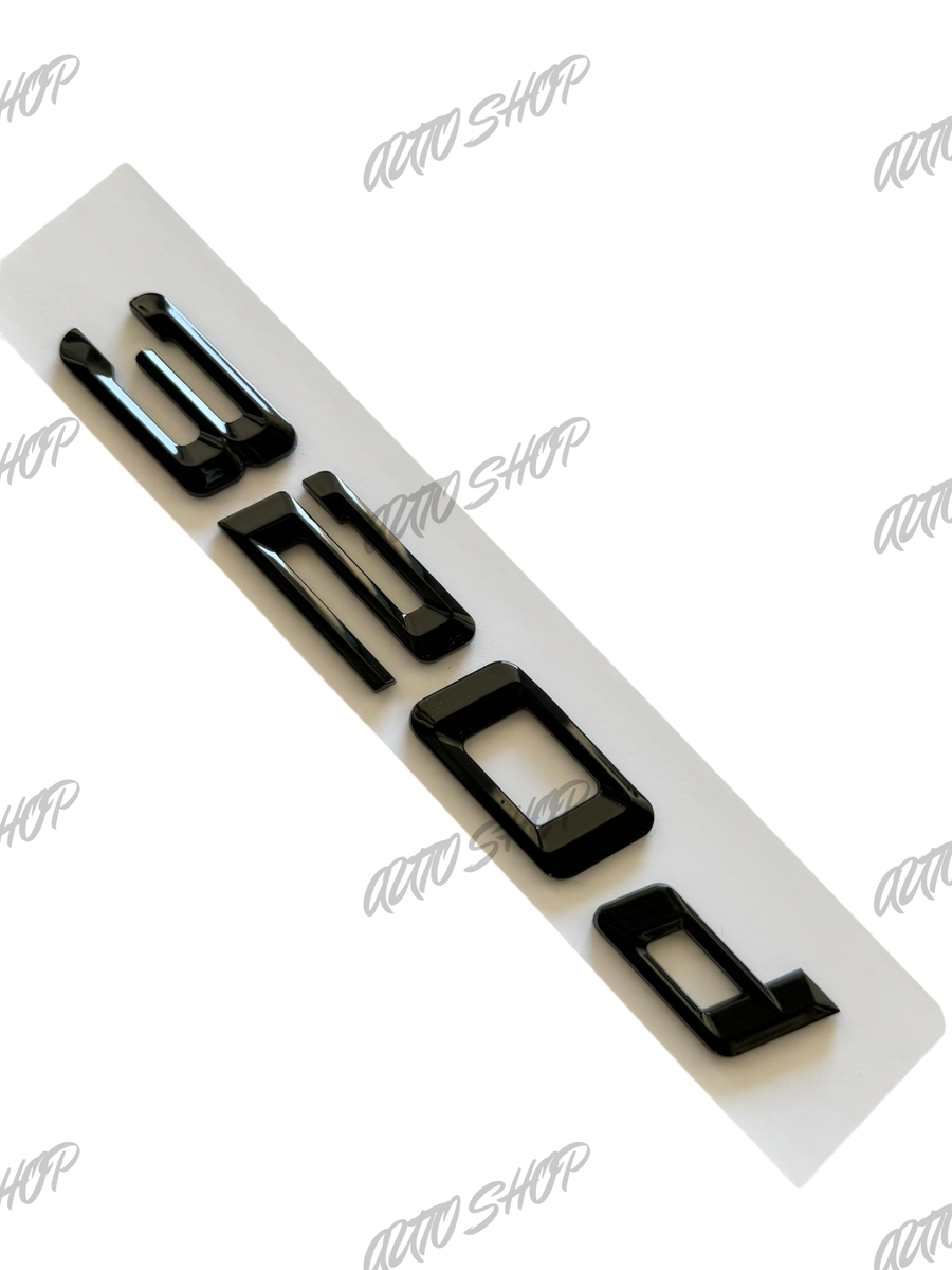 Autocollant Chiffre/lettrage Pour Coffre BMW Série 3 318Ci - Couleur Noire - Neuf