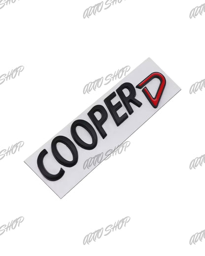Badges de coffre Mini Cooper S / SD / D - AUTO SHOP