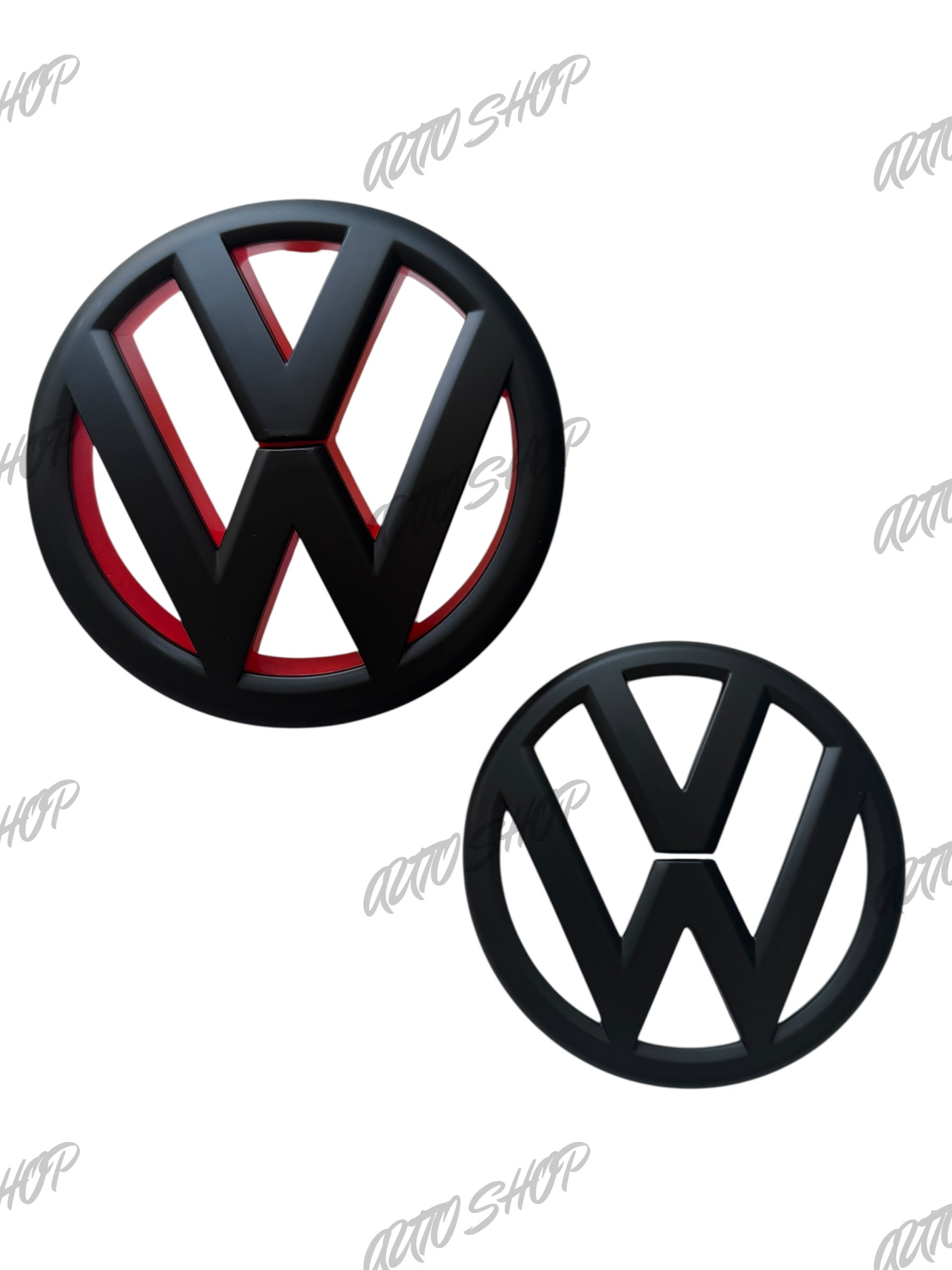 Pack Logo avant + arrière Golf 6 Noir - AUTO SHOP