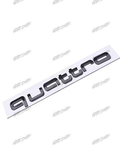 Badge / sticker calandre Audi « Quattro »