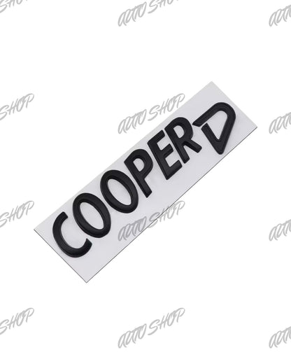 Badges de coffre Mini Cooper S / SD / D - AUTO SHOP