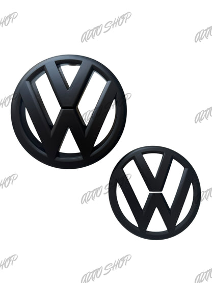 Pack Logo avant + arrière Golf 6 Noir - AUTO SHOP