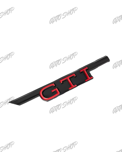 Badge coffre et calandre Volkswagen GTI (nouveau logo)