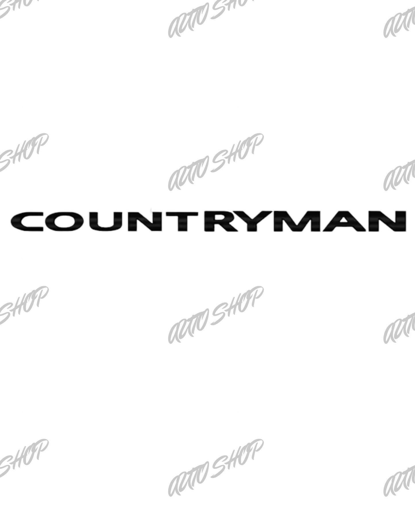 Badges de coffre Mini Countryman - AUTO SHOP