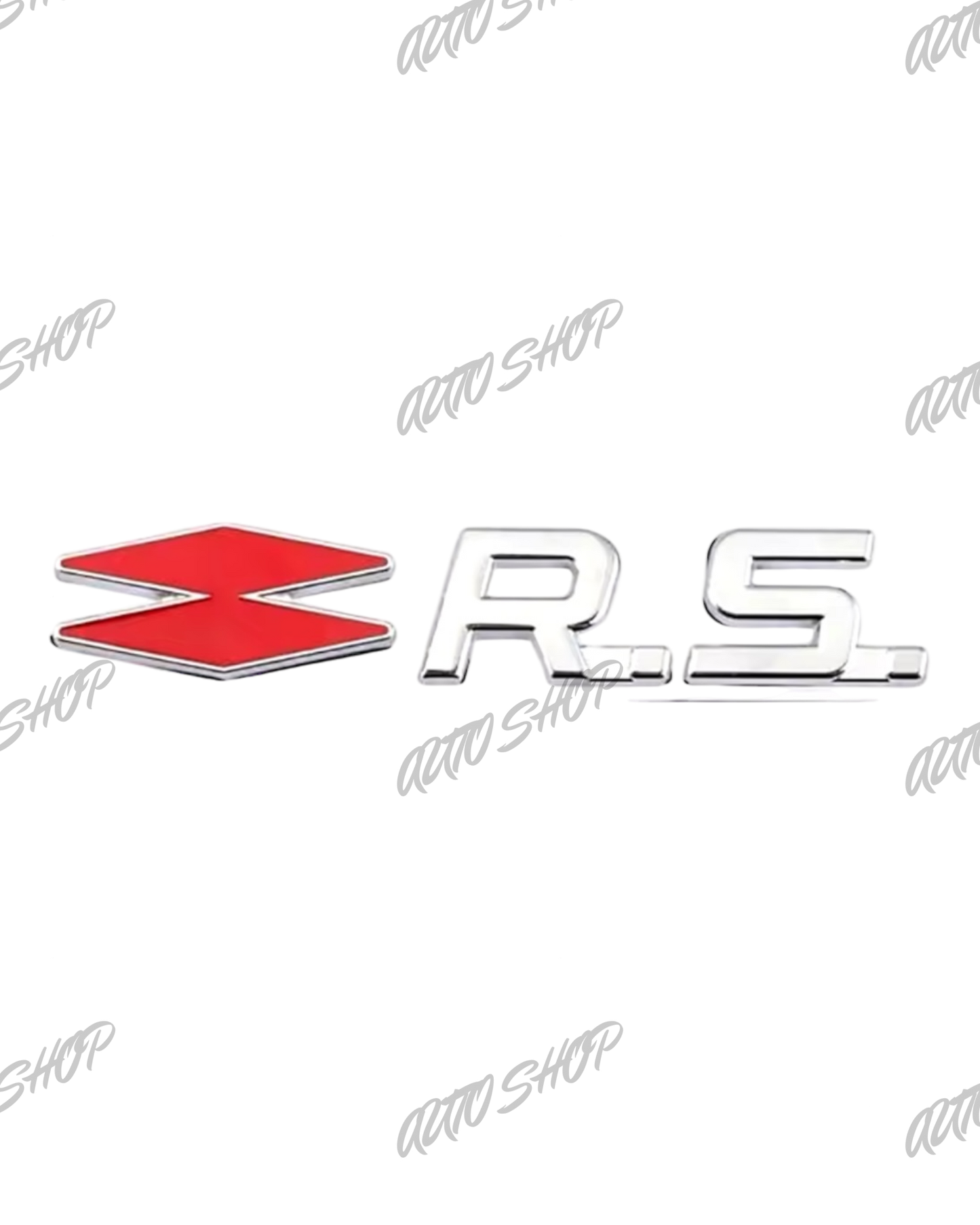 Badge coffre Renault RS Losanges