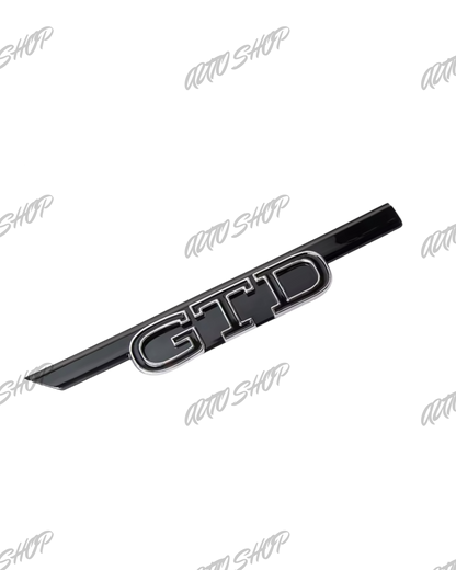 Badge coffre et calandre Volkswagen GTD (nouveau logo)