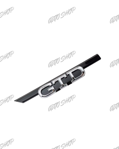 Badge coffre et calandre Volkswagen GTD (nouveau logo)