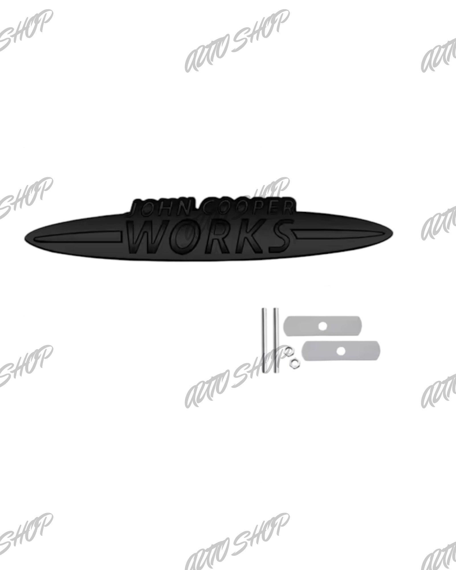 Badges calandre et coffre Mini JCW - John Cooper Works - AUTO SHOP