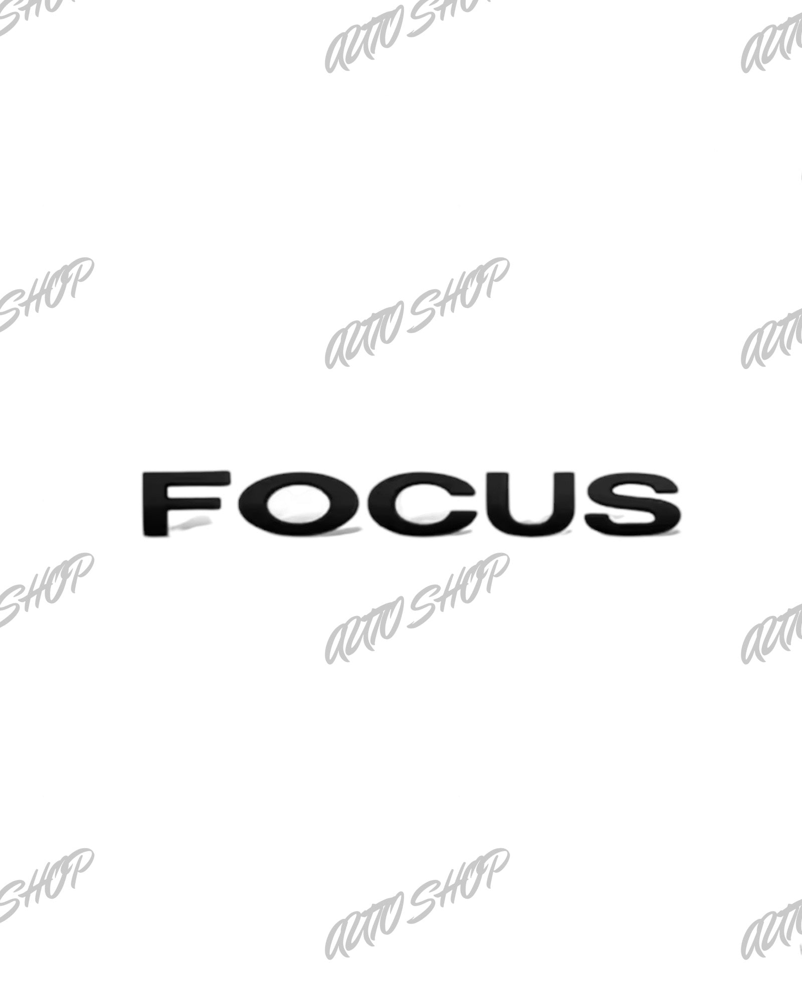 Badge Coffre Noir Ford (Focus/Fiesta/Kuga/Puma) - AUTO SHOP