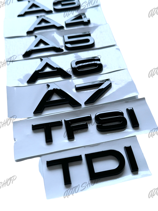 Badge coffre Audi (différents modèles) - AUTO SHOP