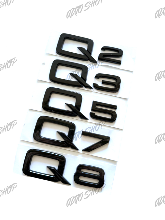 Badge coffre Audi (différents modèles) - AUTO SHOP