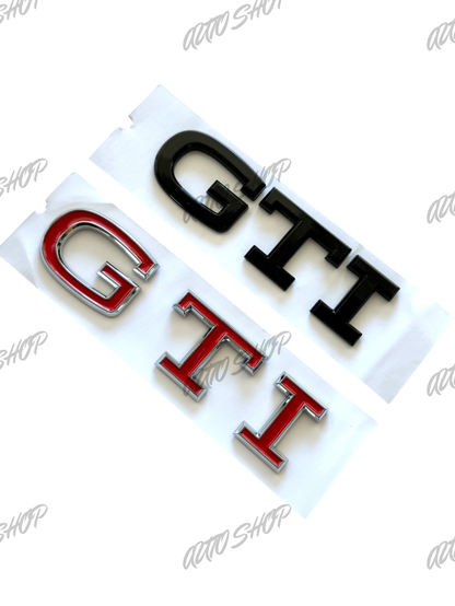 Badge coffre et calandre Volkswagen GTI (nouveau logo)